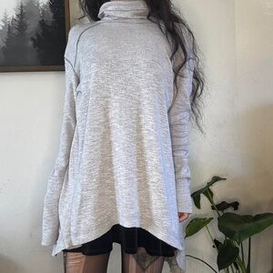 Cozy Gray Turtleneck Sweater